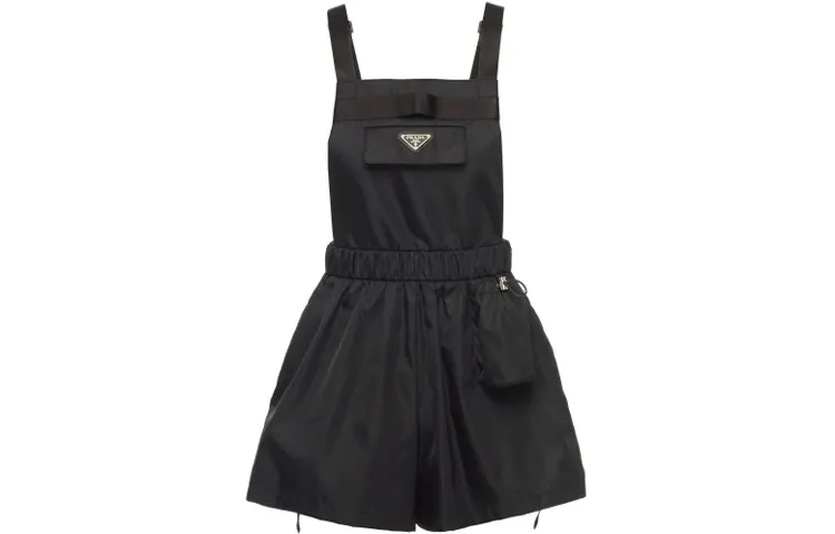 PRADA Overalls Women's Black Moderate Overalls
