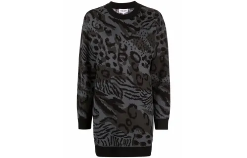 KENZO FW21 Long Sleeved Dress Women's Gray