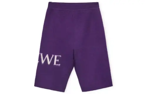 LOEWE SS23 Casual Shorts Women's Purple Moderate