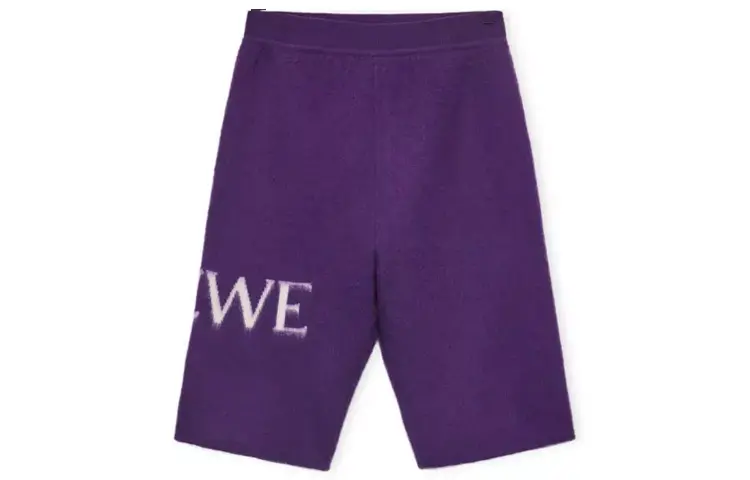 LOEWE SS23 Casual Shorts Women's Purple Moderate