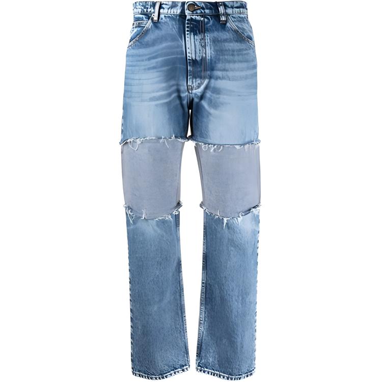 Maison Margiela Reverse panel High rise Boyfriend Jeans