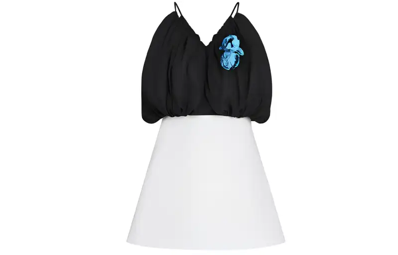 LOUIS VUITTON Sleeveless Dress Women's Black