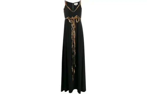 GUCCI Slip Dresses Women's Black