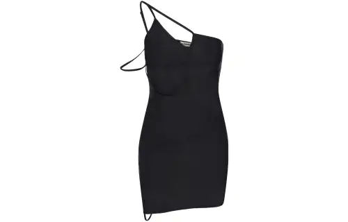 Balenciaga FW22 Sleeveless Dress Slim Fit Women's Black