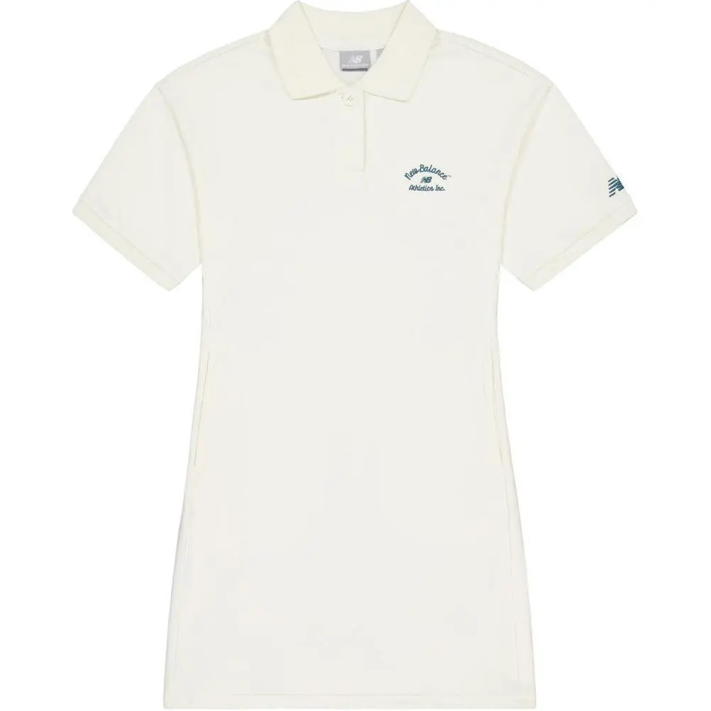 New Balance Short Sleeved Dress Women's Ivory White