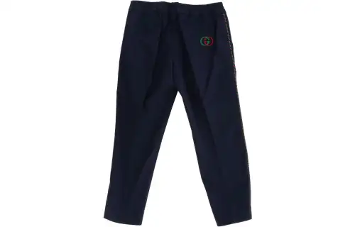 GUCCI FW19 Suit Pants Women's Navy Blue