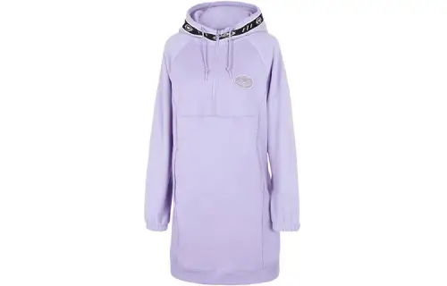 Skechers Sports Performance Collection Hem Ribbed Design Casual Fleece Lined Sports Dress Women's