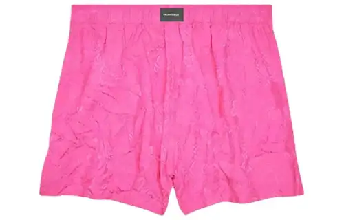 Balenciaga Logo Patch Pyjama Shorts
