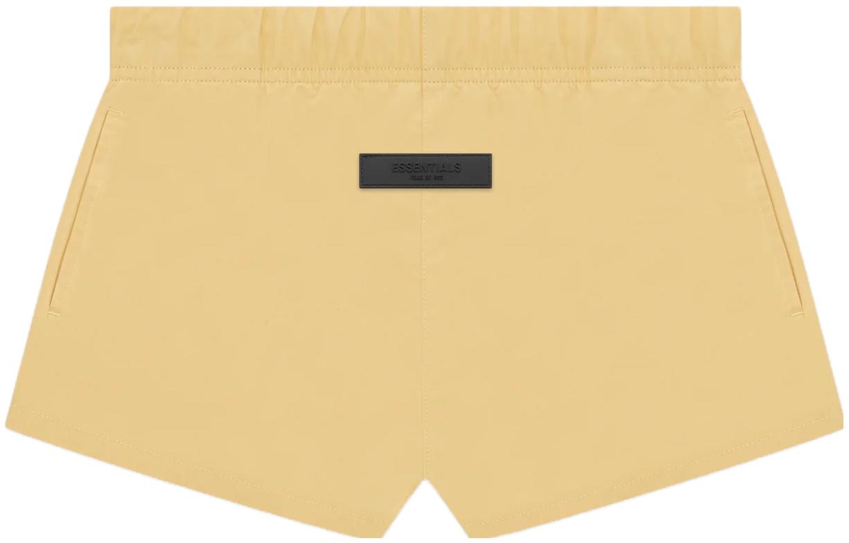 Женские шорты Fear Fear of God Essentials Drop2 SS23 Womens Cotton Dock Short light tuscan (светло-песочный)