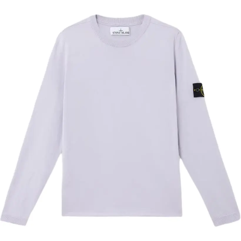 STONE ISLAND Logo Patch Crewneck Jumper