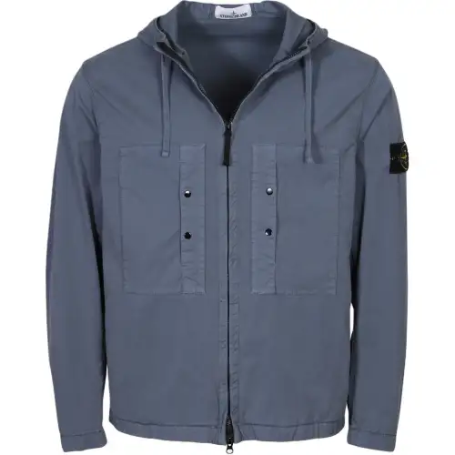 STONE ISLAND Jackets & Coats Men's Blue