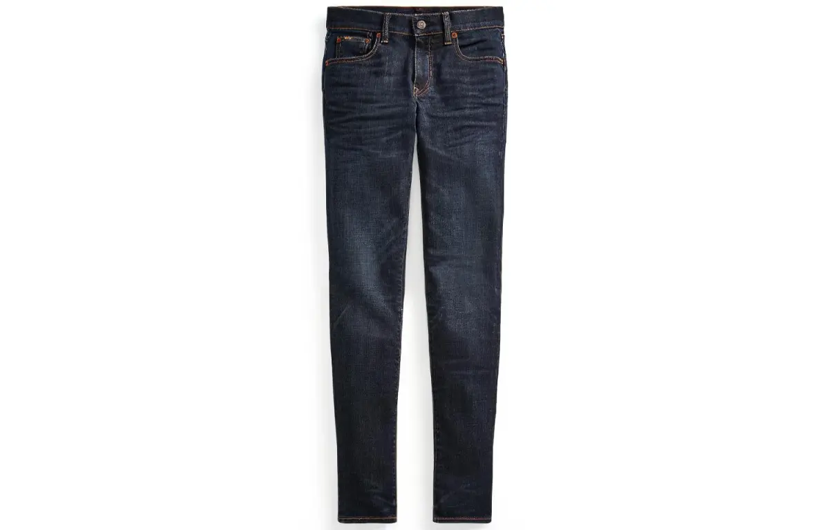 Polo Ralph Lauren SS22 Tompkins Tight Fit Jeans Women's Dark Blue