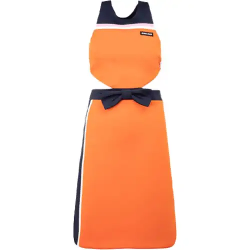 MIU MIU Sleeveless Dress Women's Orange