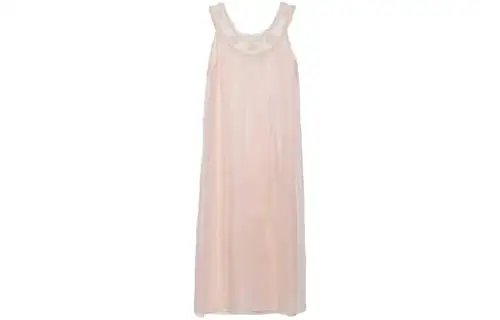 PRADA Sleeveless Dresses Women's Pink Crew Neck Moderate Mid Length