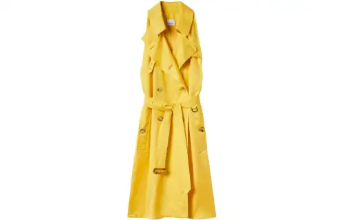 Burberry Sleeveless Dress Women's Yellow