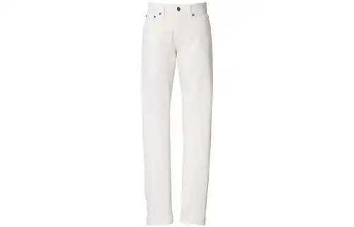 UNIQLO X Jil Sander Women'ss Selvedge Straight Jeans Off White