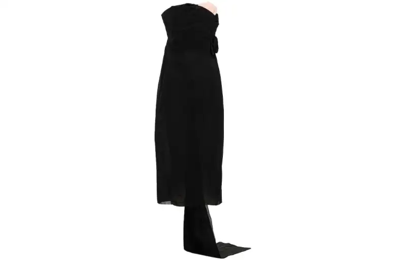 PRADA SS23 Sleeveless Dress Women's Black