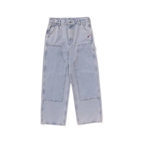 A BATHING APE Jeans Women's Moderate Straight Fit Pants