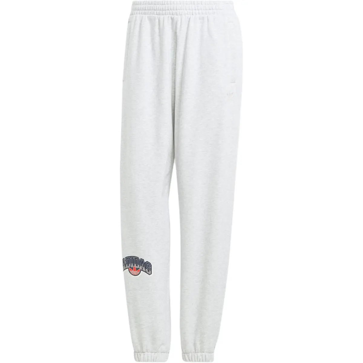 Adidas Originals Loose Fit Sweat Pants Knitted Sweatpants Women's Light Heather Gray