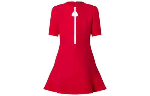 LOUIS VUITTON Oversized Zipper Skater Dress