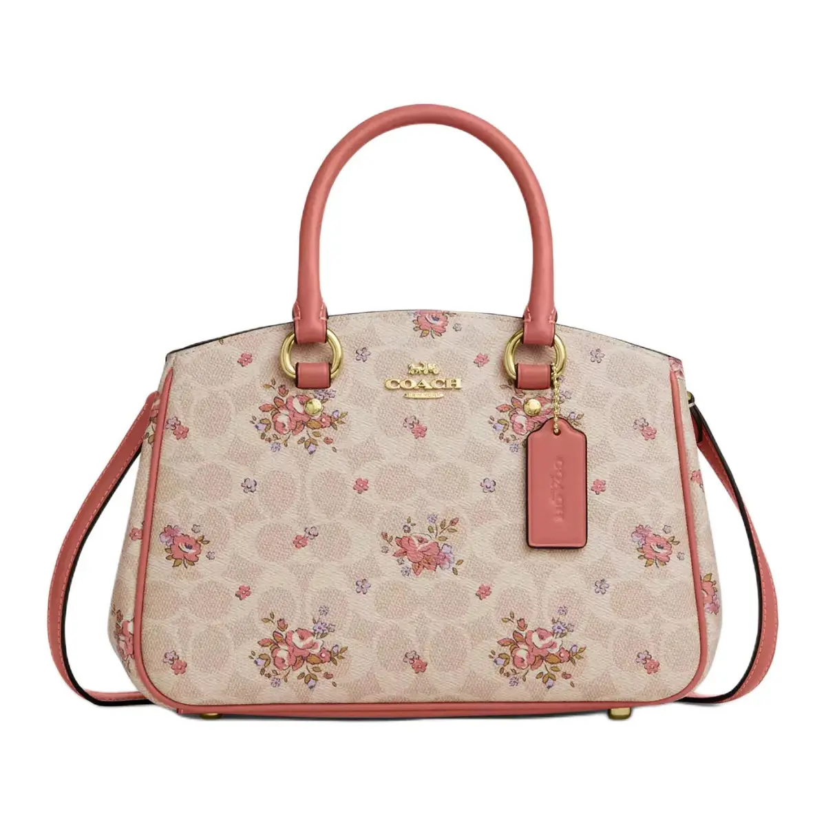 COACH Savannah Coated Canvas Handbags Large Women's Multicolor