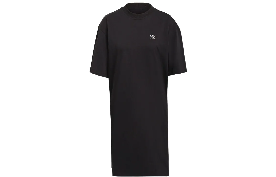 Adidas Originals Adicolor Short Sleeved Dress Women's Black