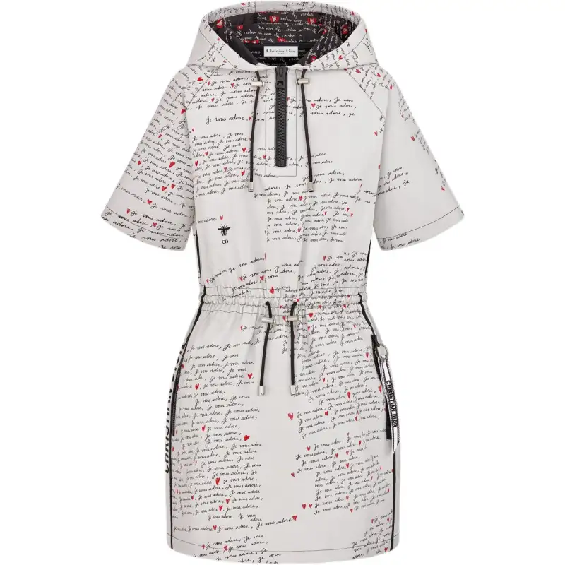 DIOR Short Sleeved Dress Women's White