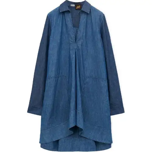 LOEWE Paula's Ibiza Tunic Dress 'Indigo Blue'