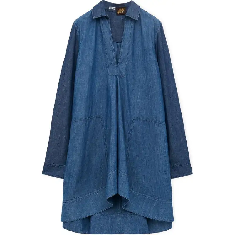 LOEWE Paula's Ibiza Tunic Dress 'Indigo Blue'