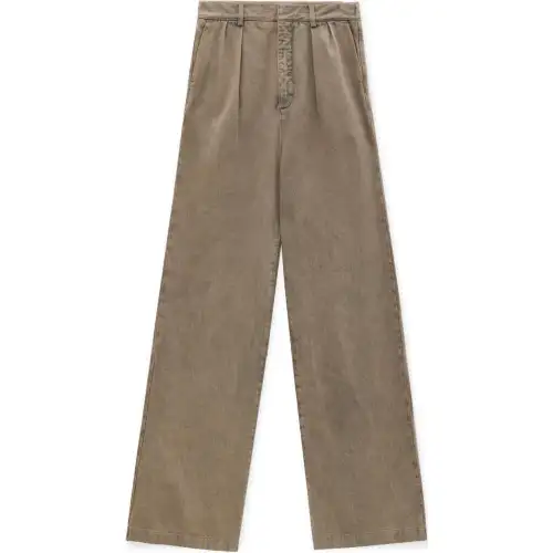 LOEWE Jeans Women's Sand Moderate Straight Fit Pants