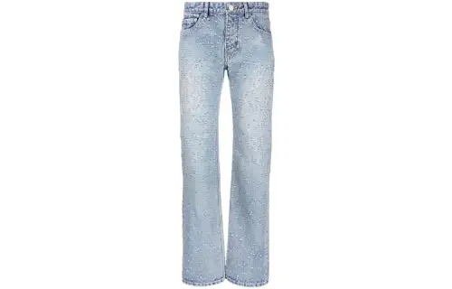 【Best of: PromotionsPrevious Season】distressed straight jeans