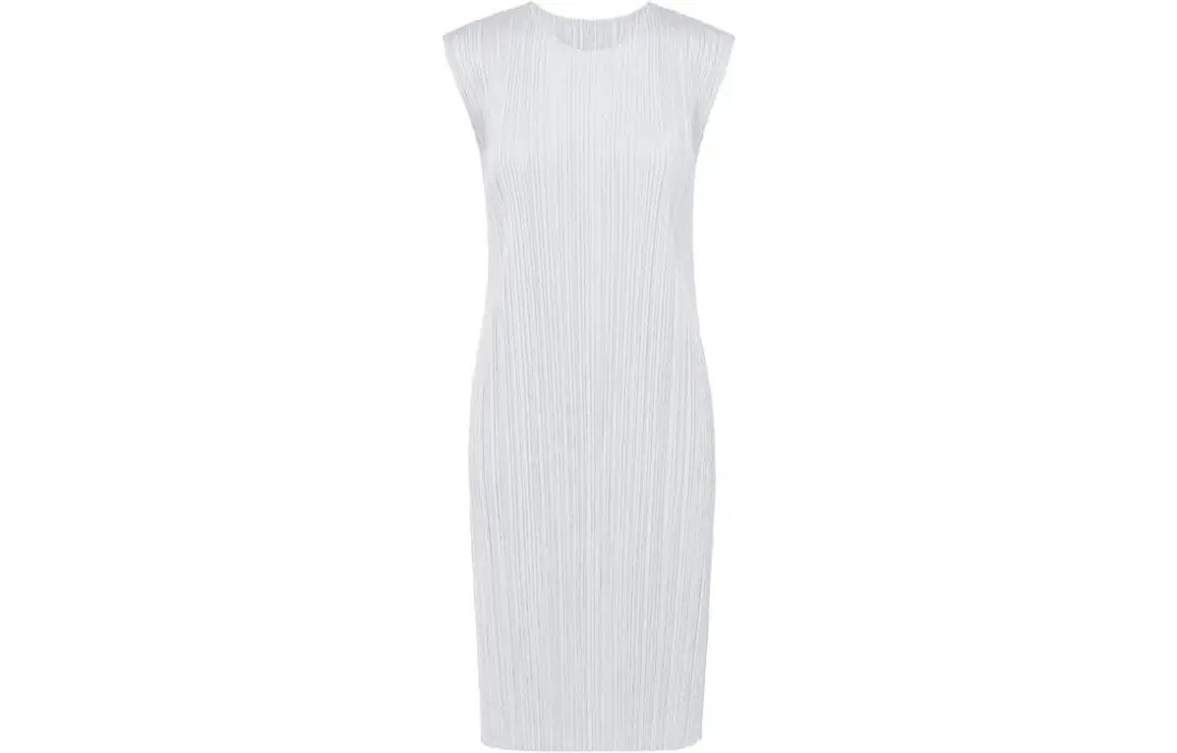 Pleats Please Issey Miyake plissé-effect midi dress