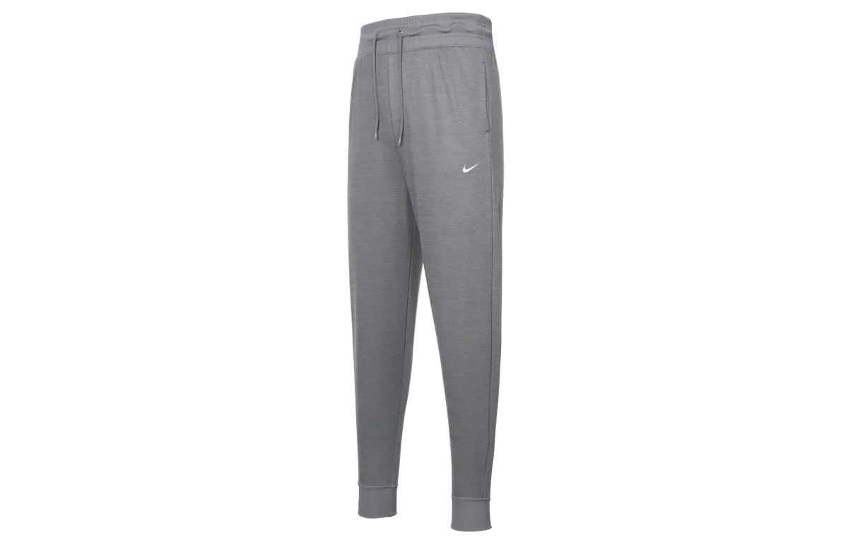 Nike Knitted Sweatpants Women's Gray Moderate Cuffed Pants