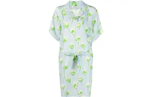 KENZO Short Sleeved Dress Women's Light Blue
