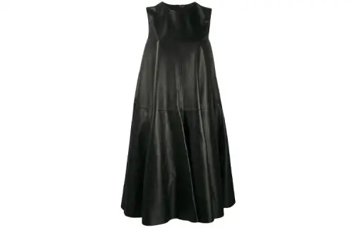 LOEWE Sleeveless Dresses Women's Black Crew Neck Moderate