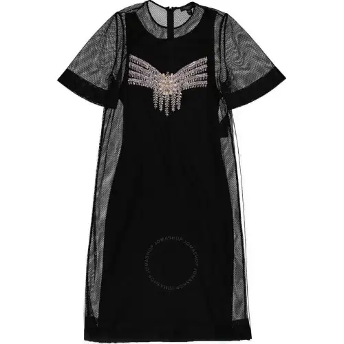 Burberry Short Sleeved Dress Women's Black