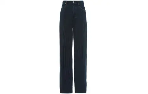 MIU MIU Jeans Women's Dark Blue Moderate Straight Fit Pants