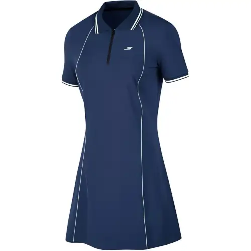 Skechers Short Sleeved Dress Women's Marine Collegiate Blue