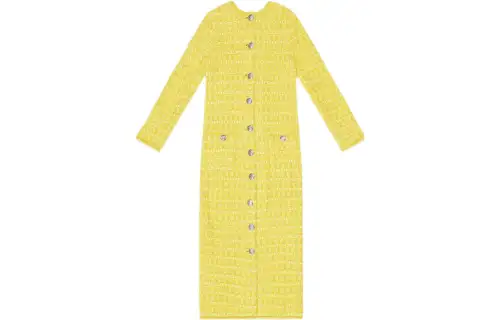Balenciaga Tweed Midi Dress