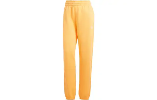 Adidas Originals Essential Essentials Fleece Joggers Knitted Sweatpants Women's Yellow