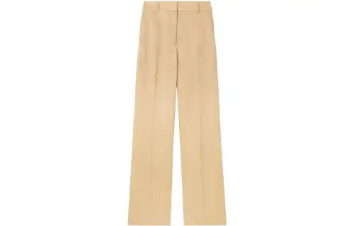 Burberry Ekd Wide leg Silk Trousers