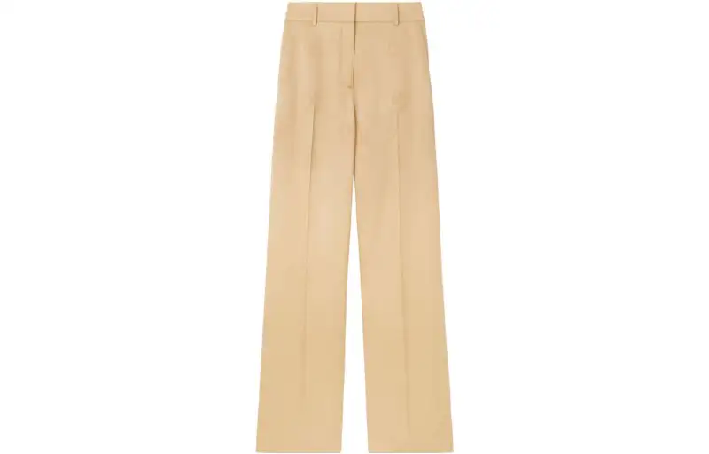 Burberry Ekd Wide leg Silk Trousers