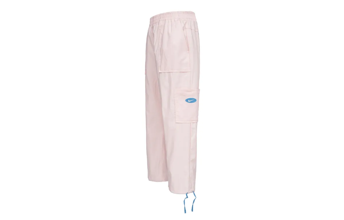 Nike Cargo Pants Women's Pink Moderate Straight Fit Pants