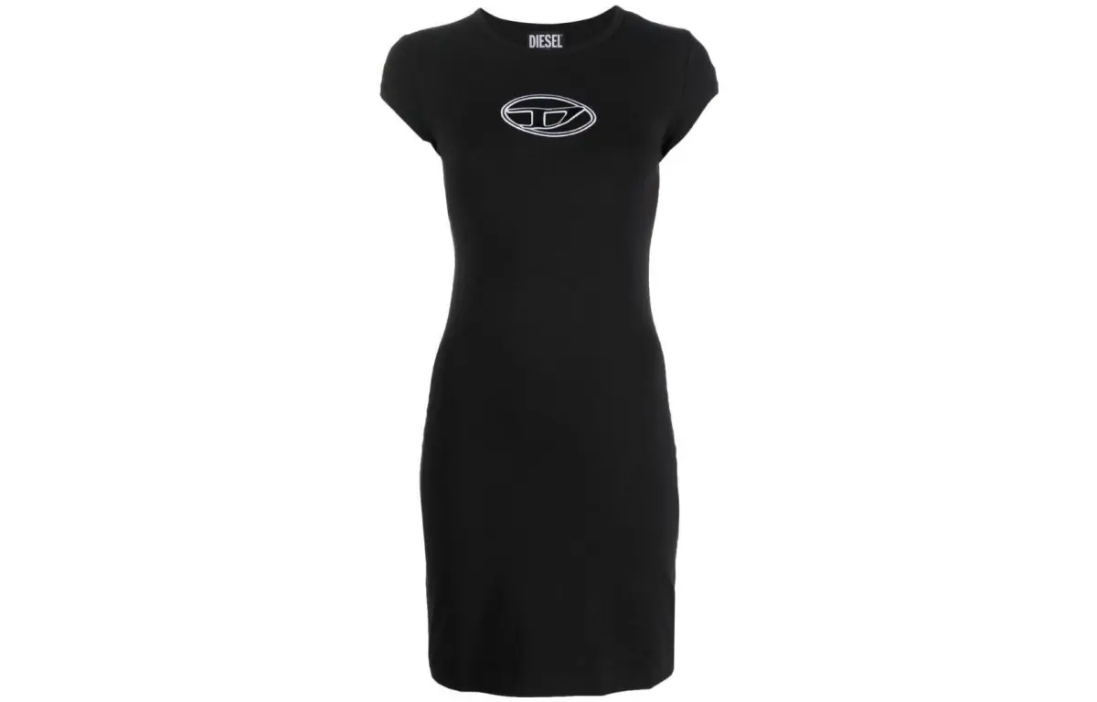 DIESEL D-Angiel Cut-out T-shirt Minidress