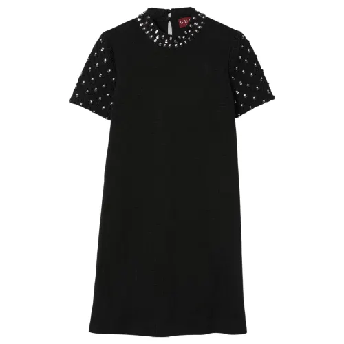 GUCCI FW24 Short Sleeved Dress Women's Black