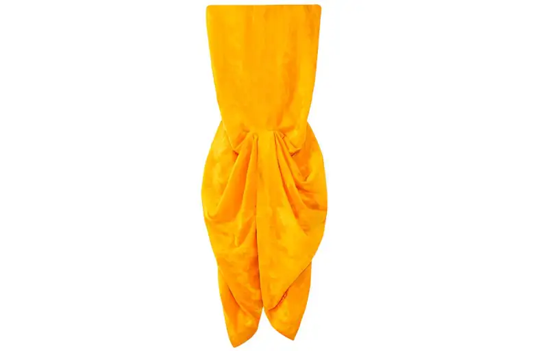 LOEWE Sleeveless Dresses Women's Yellow Boat Neck Thin