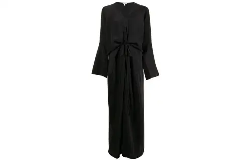 LOEWE FW21 Long Sleeved Dress Women's Black