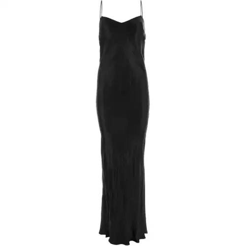 SAINT LAURENT Cowl Back Long Dress