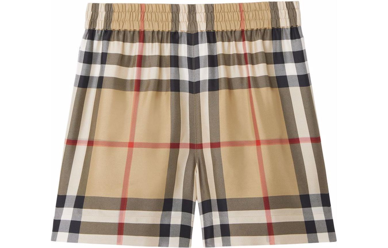 Женские шорты Burberry SS22 (коричневые)