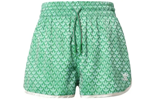 adidas originals Adicolor 70s High-Waist Monogram Shorts Green